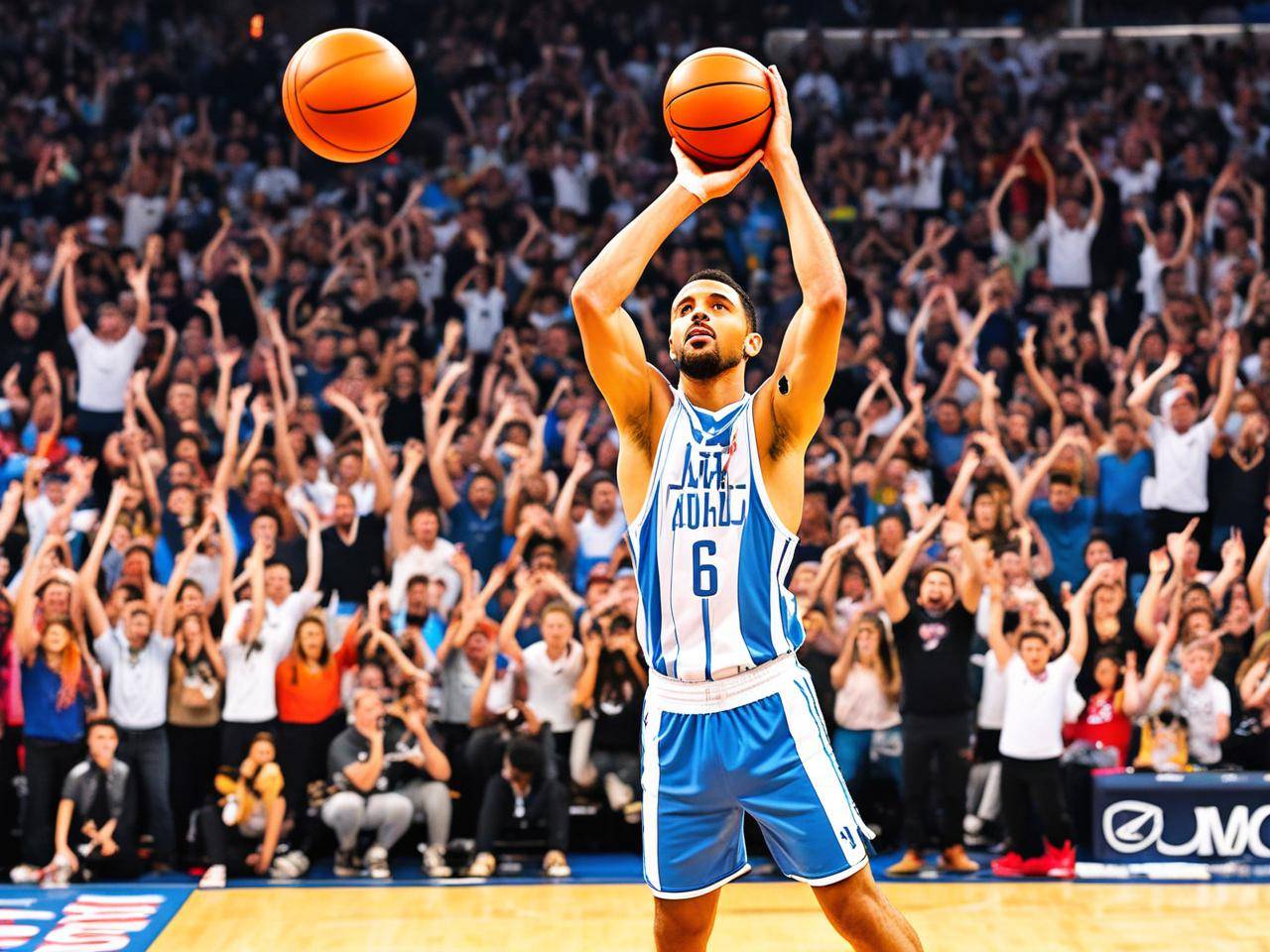 球星爆发！篮球赛场再现神级操作